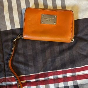 Michael Kors Tangerine Wristlet